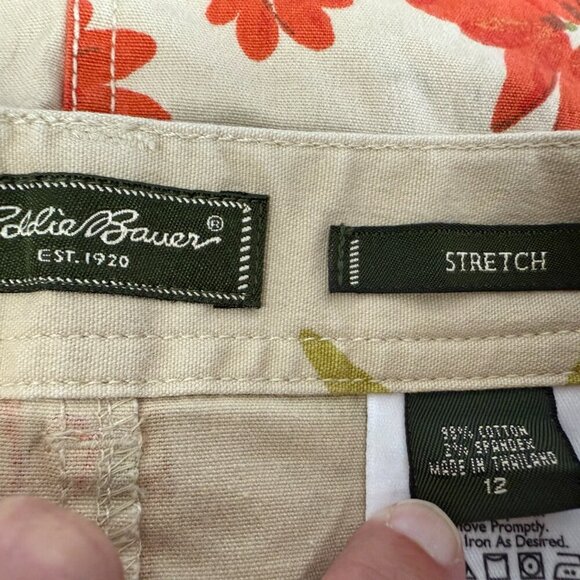 Eddie Bauer Stretch fall floral stretch skirt, size 12 - Picture 7 of 8